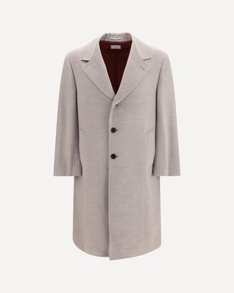 Brunello Cucinelli Virgin Wool Coat Male 50