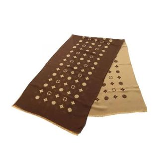 Louis Vuitton Pre-owned Scarves, female, Brown, Size: ONE SIZE Pre-owned Monogram Silk Acetate Stole