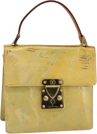 Louis Vuitton Tweedehands leren Louis Vuitton tassen - Dames - Vintage Schoudertas - Beige - ONE Size - Vintage