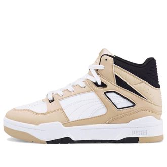 Puma (WMNS) PUMA Slipstream Mid White Light Sand 386565-01