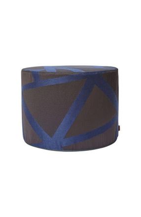 Missoni Home Nastri Relief 40x30 Cm Cylindrical Pouffe in Blue at Nordstrom