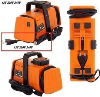 Trade Shop Trade Shop - Mini Compressore Portatile Canotti Auto 12v 220v Auto Bici Moto Dcc-260