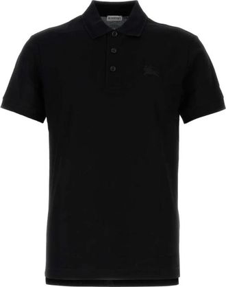 Burberry Polo Shirts, male, Black, L, Eddie EKD Polo Shirt