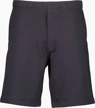 C.P. Company Mens Diagonal Raised Fleece Logo Bermudas - Navy - Size: 33/32/32