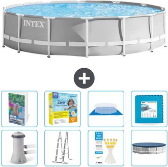 Intex Piscina Prism Frame Redonda - 427x107 Cm - 9-piezas S566