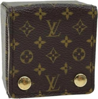 Louis Vuitton Pre-owned Canvas Pouch - Dames - Vintage Tassen - Bruin - ONE Size - Vintage