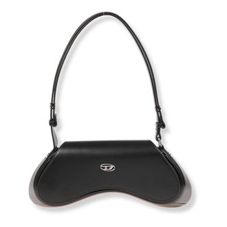Diesel Shoulder Bags, female, Black, Size: ONE SIZE Play Crossbody Shoulder Bag