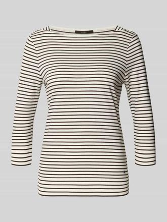 Windsor Regular Fit Longsleeve aus Lyocell-Mix in Dunkelbraun, Gr&ouml;&szlig;e 34