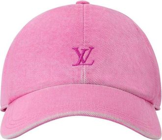 Louis Vuitton (WMNS) LOUIS VUITTON League Washed Cap Pink M5545M