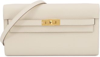 Herm&egrave;s Kelly Epsom Leather Chain/Shoulder Wallet (Pre-Owned)