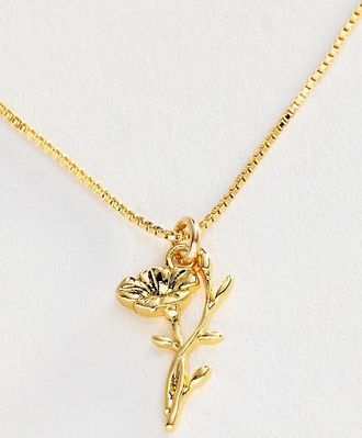 Set & Stones Elsie Birth Flower Necklace