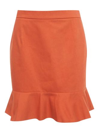 Missoni Mini-rok met ruches - Oranje