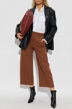 Marni Wool Trousers, Womens, Brown
