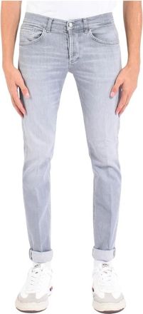 Dondup Skinny Fit Jeans, male, Gray, W40, Skinny Fit Low Waist Denim Jeans