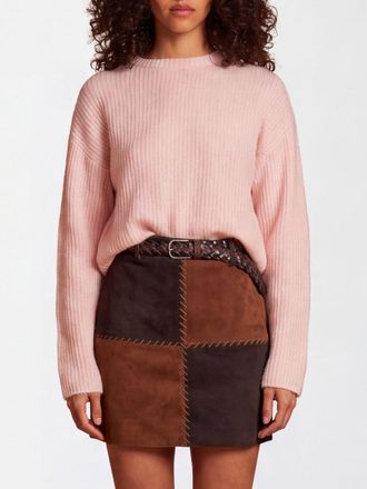 La Martina Relaxed Fit Wool Blend Crewneck Jumper with Dropped Shoulders