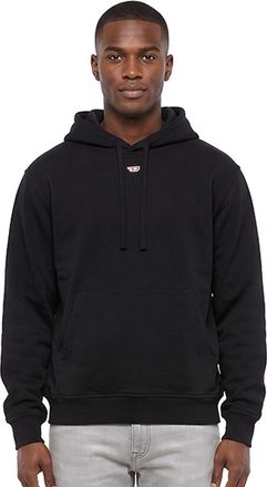 Diesel Black Regular Logo Hoodie