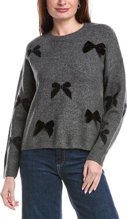 CeCe by Cynthia Steffe Bow Applique Sweater