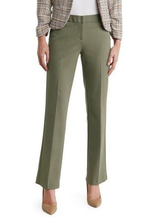Amanda + Chelsea Ari Straight Leg Ponte Pants in Olive at Nordstrom Rack, Size 10