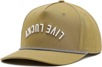 Black Clover Upside Down Luck 12 Adjustable Hat Baseball Caps Mustard Yellow, Cotton