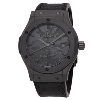 Hublot Classic Fusion Yohji Yamamoto All Black Camo Automatic Mens Watch 542.CI.6670.NR.YOY