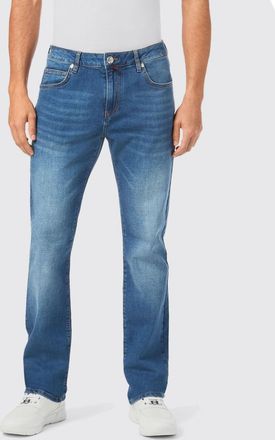 Billionaire Boys Club Jeans straight regular fit in denim stretch con logo ricamato