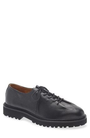 Jacques Solovi&egrave;re Edouard Lug Sole Wholecut Shoe in Black at Nordstrom, Size 5.5-6Us