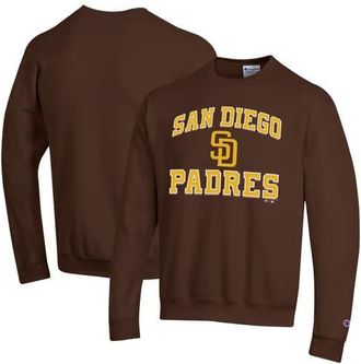 Champion Mens Champion Brown San Diego Padres Heart & Soul Powerblend Sweatshirt at Nordstrom, Size X-Large