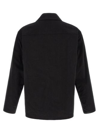 Saint Laurent Mens Black Cotton Blouse