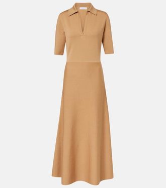 Gabriela Hearst Wool and silk polo dress