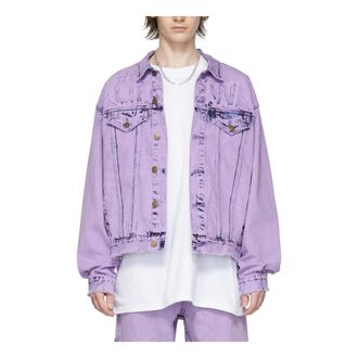 Drew House Ssense Exclusive Secret Trucker Denim Jacket Purple DR-SS22-241