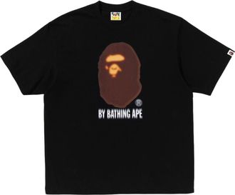 A Bathing Ape Blur By Bathing Ape Relaxed Fit T-Shirt Black 1L30-110-343-BLK