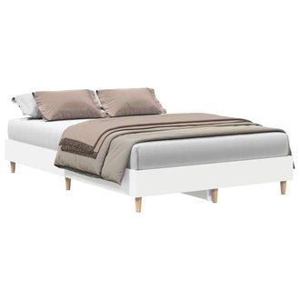 vidaXL Giroletto Senza Materasso Bianco 120x200 Cm Legno Multistrato - Vidaxl