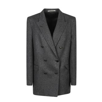 Tagliatore Dames, Jassen, Grijs, Maat: XS Wol