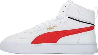 Puma Caven Mid White Red 385843-09