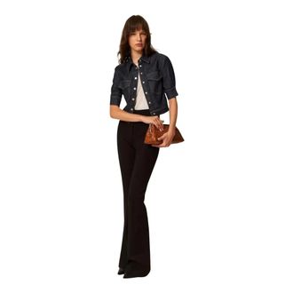 Twinset Dames, Blouses & Shirts, Blauw, Maat: L Denim