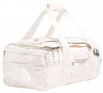 The North Face Mens Base Camp Voyager Duffel Bag - 42L In White Dune