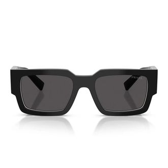 Prada Sunglasses Prb17 S 16 K08 Z Black Talc White/Dark Gray Men