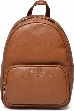 Ermanno Scervino Brown Polyurethane Backpack