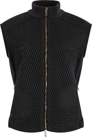 Moorer Gilet met rits - Dames - Bodywarmers - Zwart - XS - Leer - Jassen