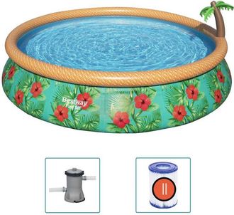 Bestway Piscina Hinchable Fast Set Serie Paradise Palms 457x84 Cm Bestway