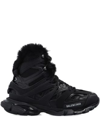 Balenciaga Track Hike sneakers - men - Polyurethane/Rubber/Fabric/Artificial Fur - 39 - Black