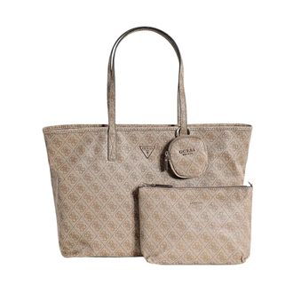 Guess Dames, Tassen, Beige, Maat: ONE Size Leer
