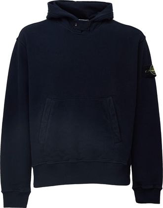 Stone Island Oversized Hooded Cotton Sweatshirt
