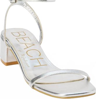 Matisse Footwear Womens Belle Heeled Sandals In Silver