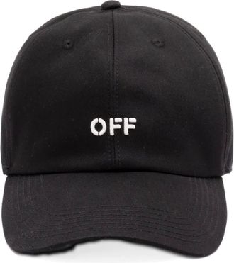 Off-white Cappello da baseball con logo - Nero