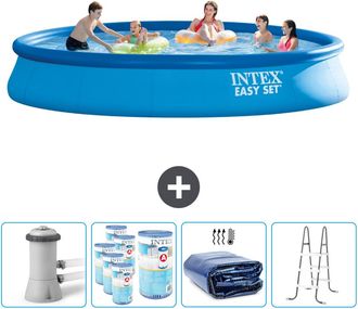 Intex Piscina Easy Set Redonda - 457x84 Cm - 7-piezas Scb95