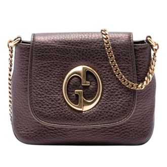 Gucci Pre-owned Cross Body Bags, female, Brown, Size: ONE SIZE Pre-owned Crossbody Bag