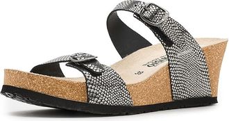 Mephisto Luisa Womens Wedge Shoes Grey Havana : EU 40 (US Womens 10) B - Medium, Leather