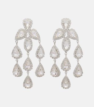 Magda Butrym Crystal-embellished drop earrings