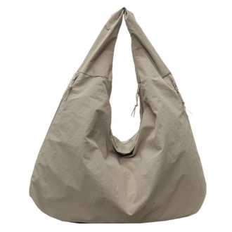 Generic Plain Tote Bag - 50 x 21 x 29 cm Nylon Shoulder Bag, Large Capacity Draped College Bags | Fashion Shoulder Bags, Soft Tote Bag for Travel, Shopping,, 